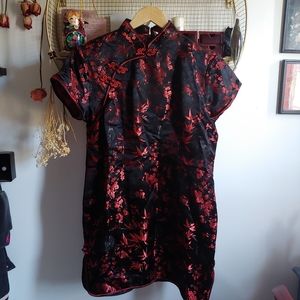 Vintage Chinese mini dress